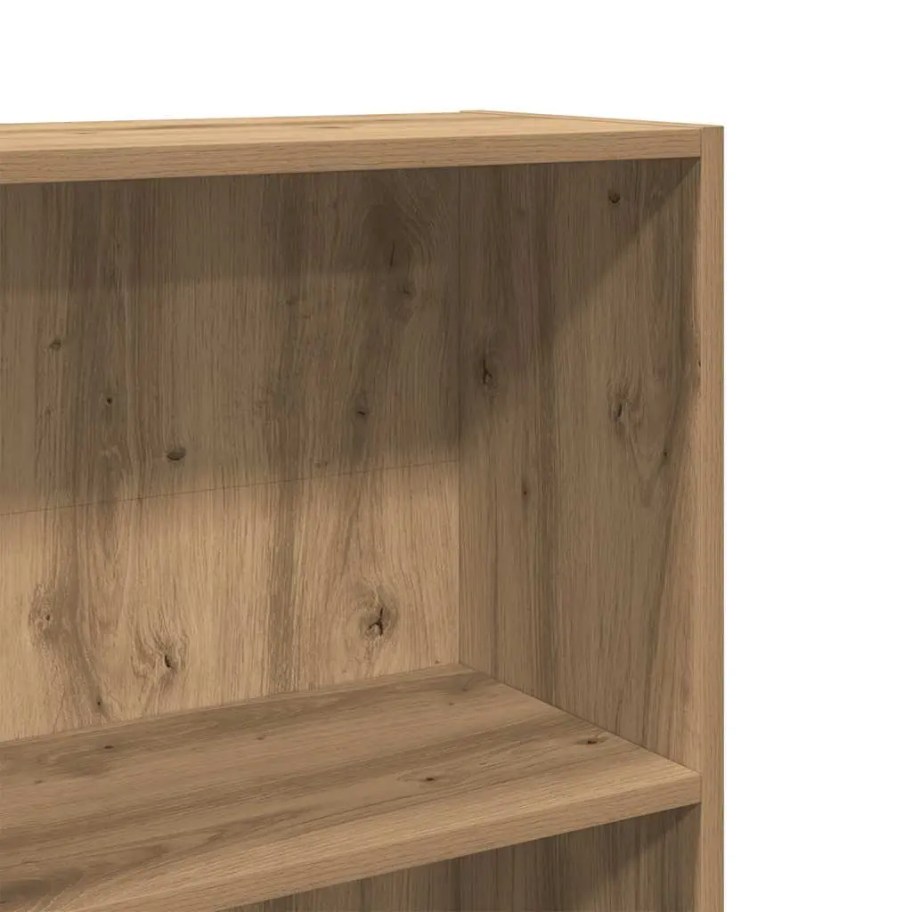 Bookcase Storage Shelving Unit Home Office Organizer 60W x 24D x 176H cm Brown Engineered Wood