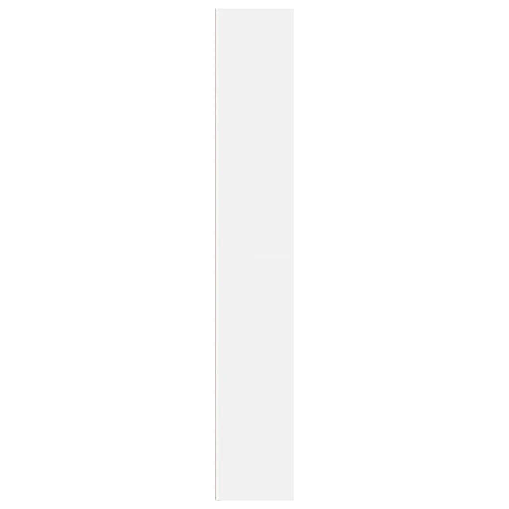 Bookcase Open Shelves Storage Cabinet 40x30x189 cm White