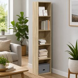 Reliable Bookcase in Sonoma Oak for Everyday Use