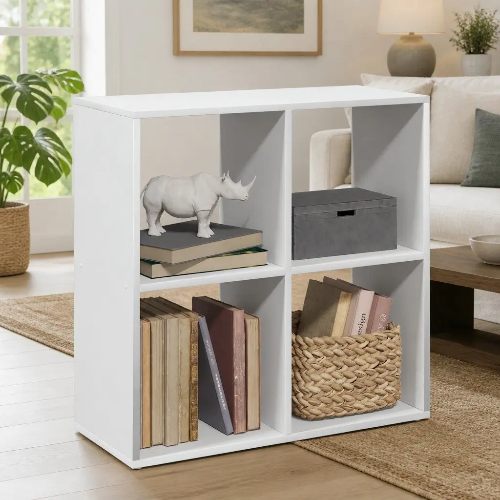 Room Divider Bookcase with Ample Storage