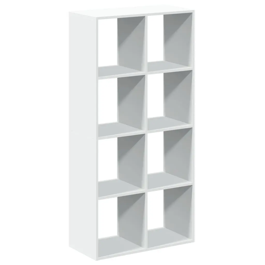 Room Divider Bookcase Storage Unit 69.5x29x137.5cm White