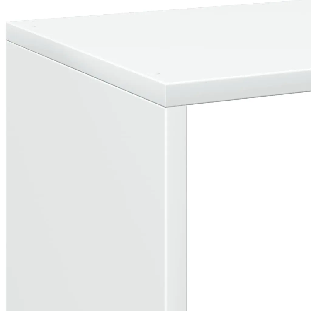 Room Divider Bookcase Storage Unit 69.5x29x137.5cm White