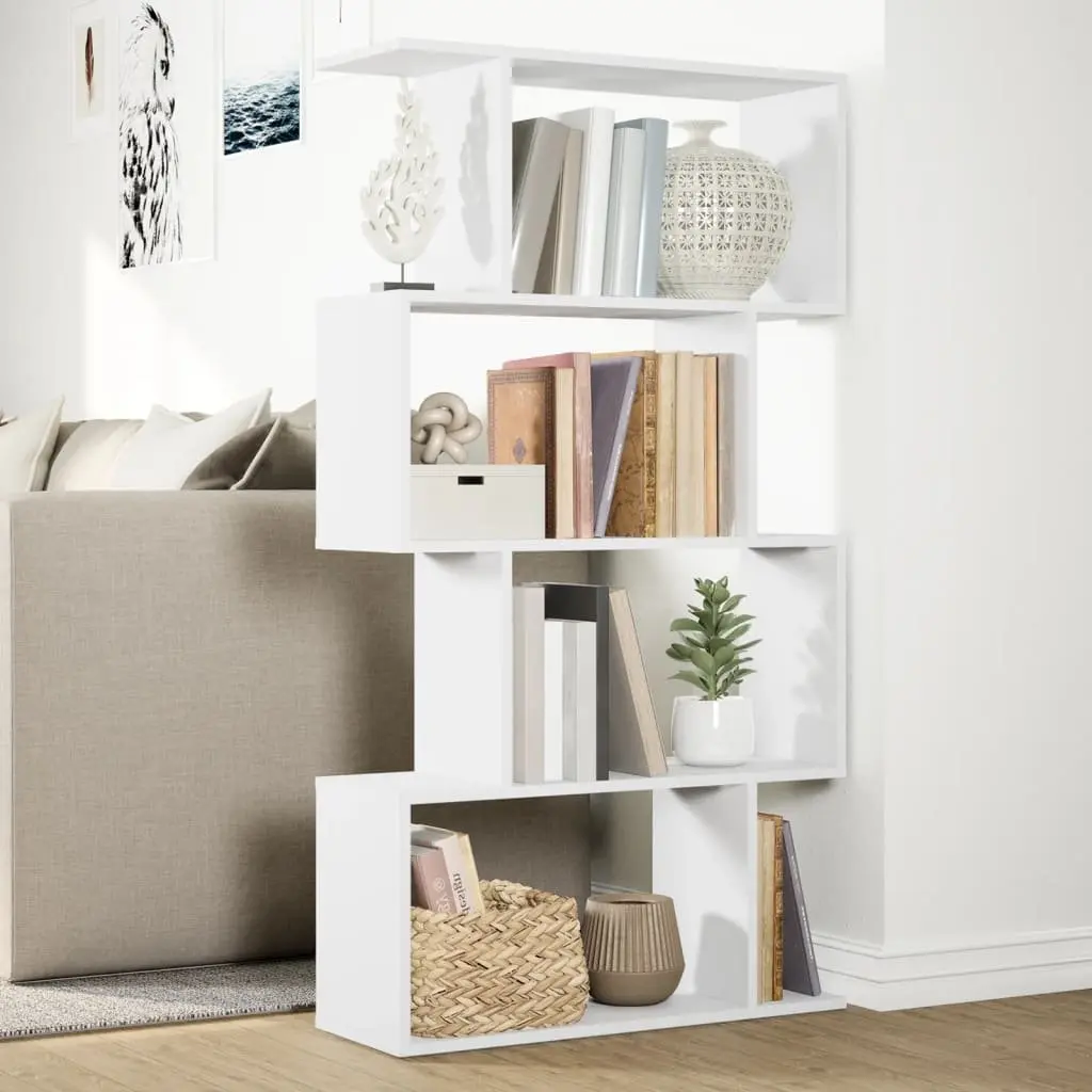 4-Tier Bookcase with Easy Assembly