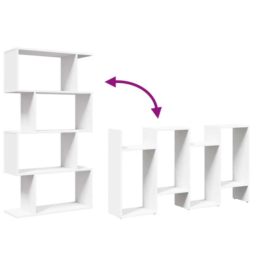 4-Tier Bookcase with Easy Assembly
