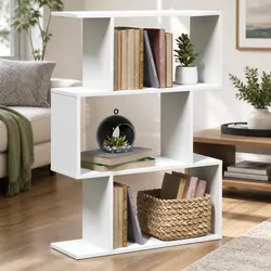 White Bookcase Room Divider: Quality Meets Function