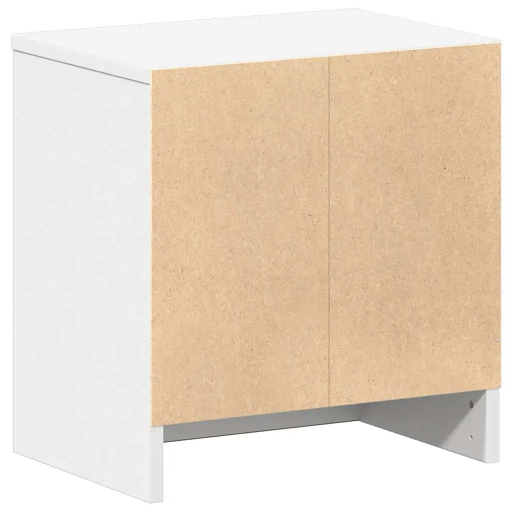 Bedside Cabinet Bedroom Storage Table 39x28x41cm White