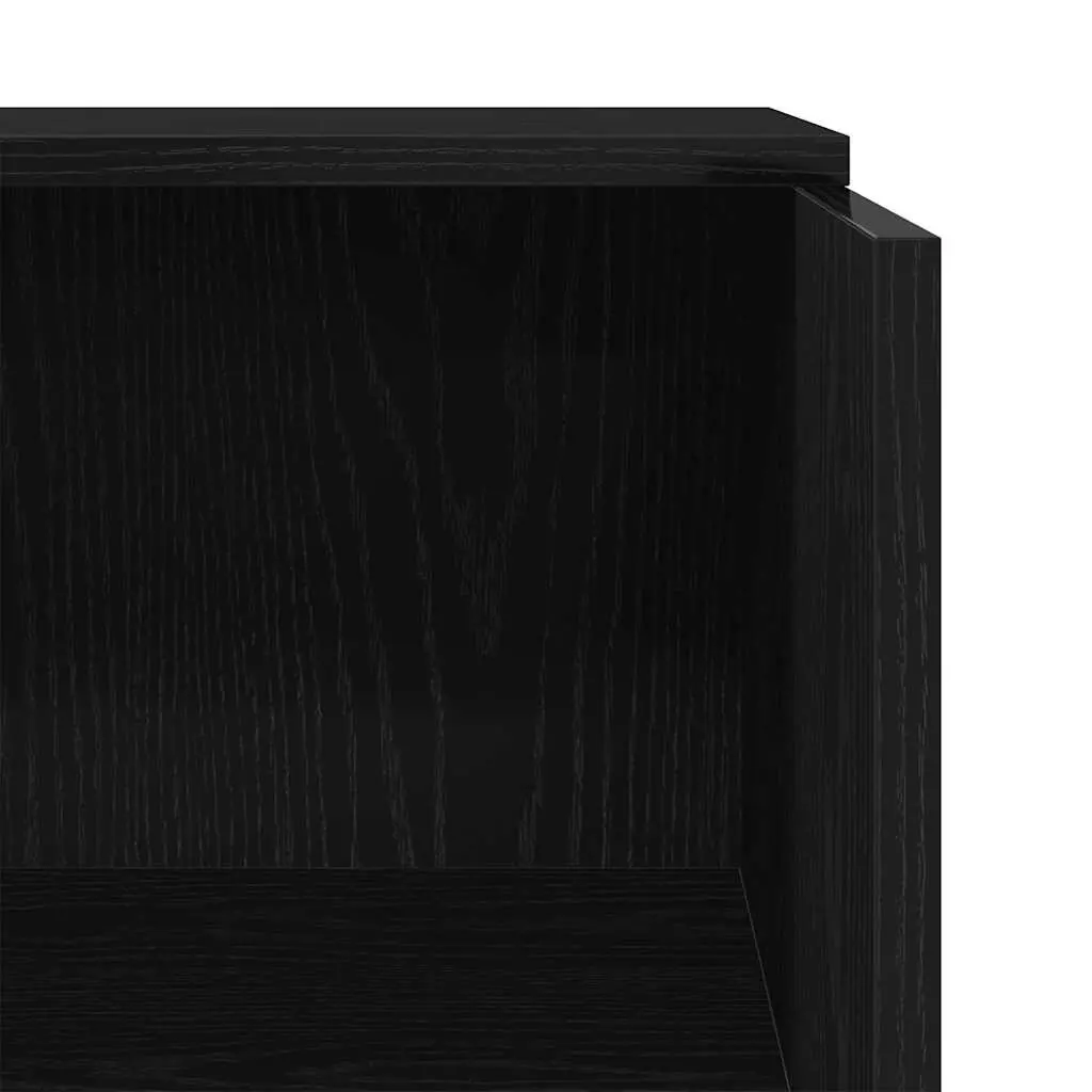 Reception Desk Black 55x50x103.5 cm with Counter Storage Shelf Office Furniture