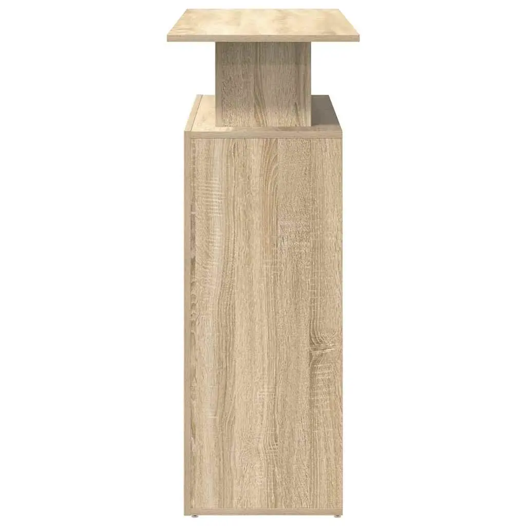 Reception Desk Office Counter 100x40x104 cm Sonoma Oak