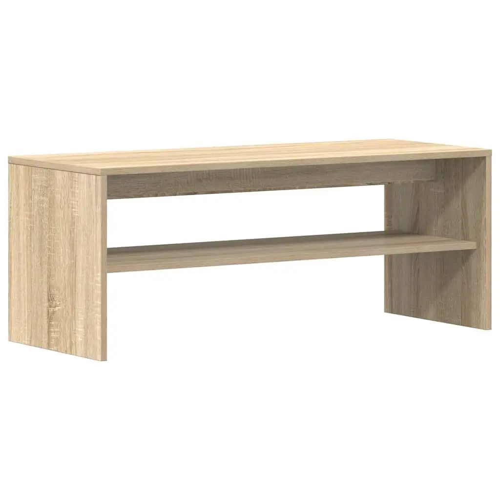 TV Cabinet Storage Unit Engineered Wood Brown 100x40x40cm