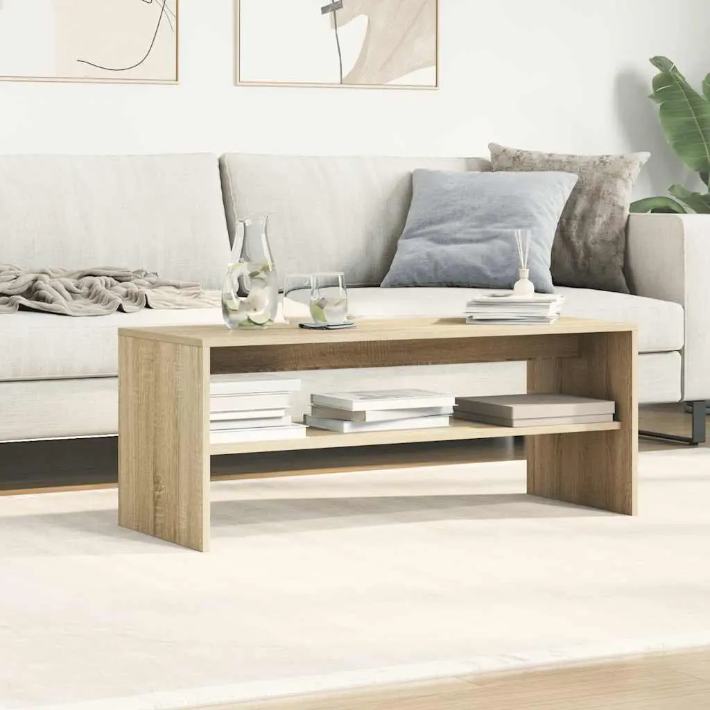 TV Cabinet Storage Unit Engineered Wood Brown 100x40x40cm