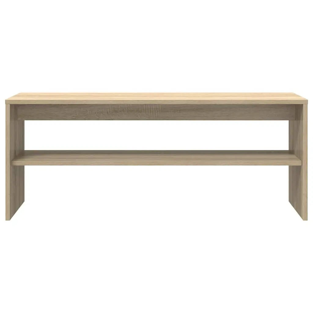 TV Cabinet Storage Unit Engineered Wood Brown 100x40x40cm
