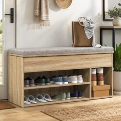 Reliable Shoe Bench with Ample Storage Space