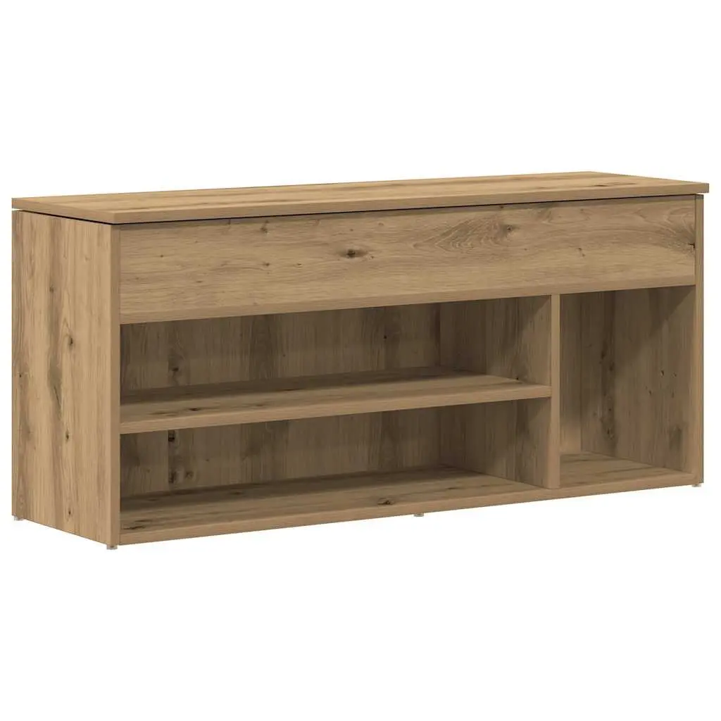 Shoe Bench Storage Seating Cabinet 102x30.5x45cm Brown