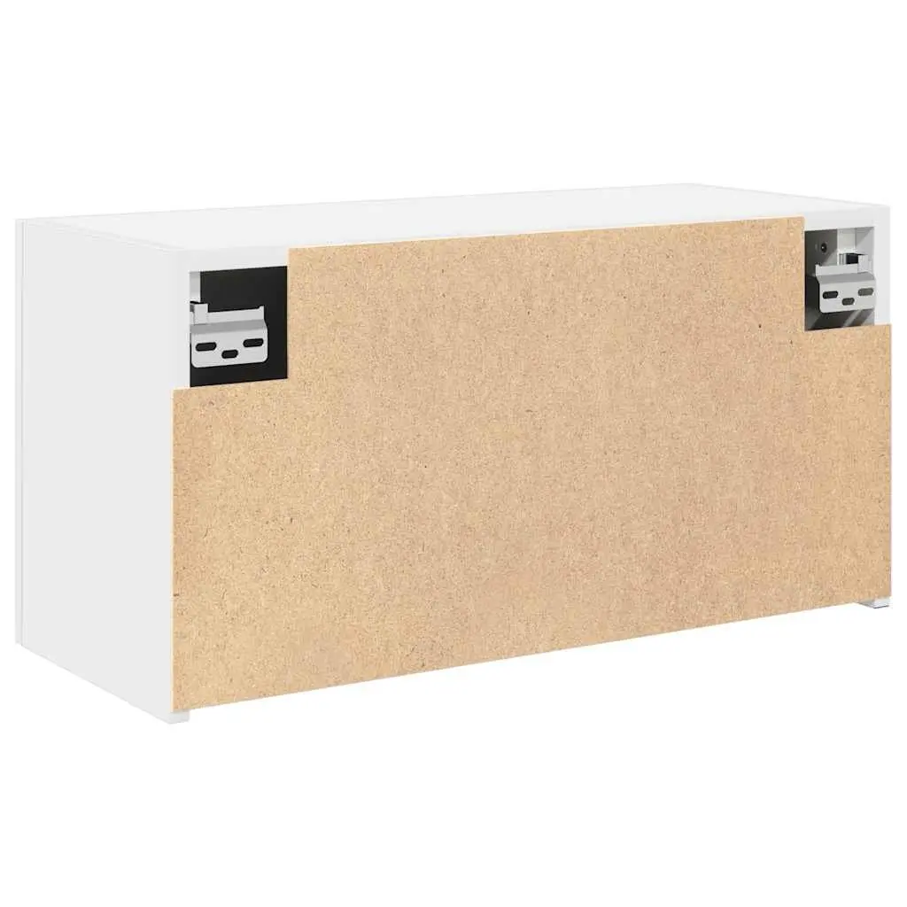 Bathroom Wall Cabinet Storage Unit 60x25x30 cm White Organiser