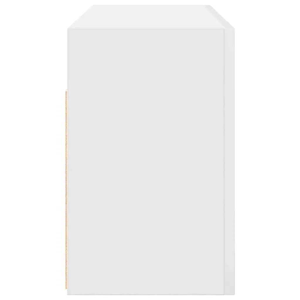 Bathroom Cabinet White Storage Organizer 80x25x40 cm