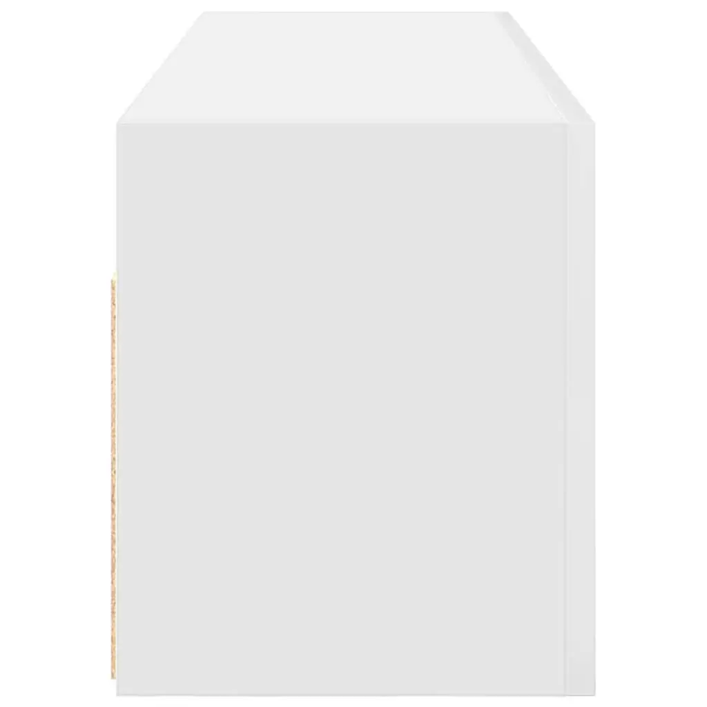 Bathroom Wall Cabinet Storage Unit 100x25x30 cm White Engineered Wood