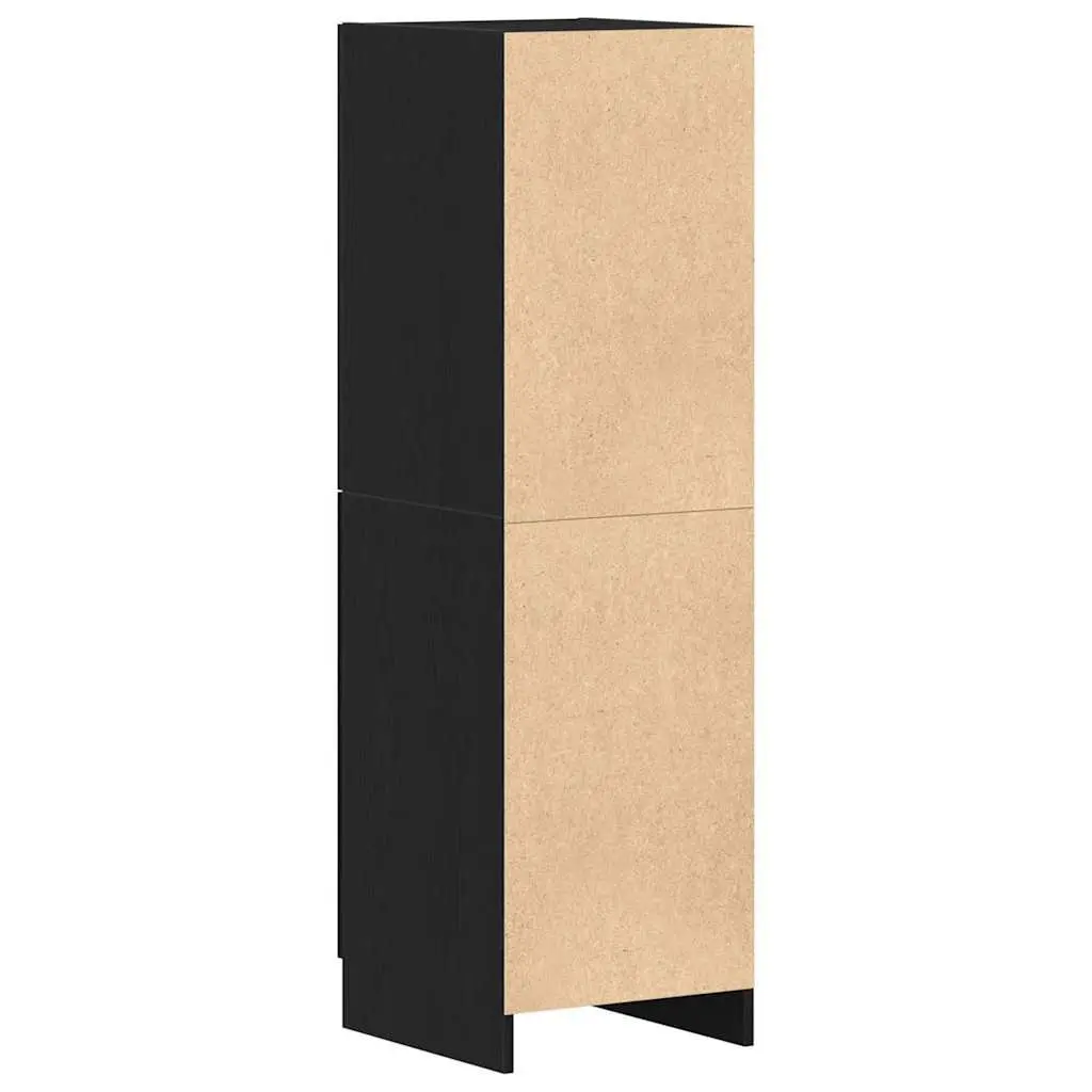 Black Kitchen Cabinet