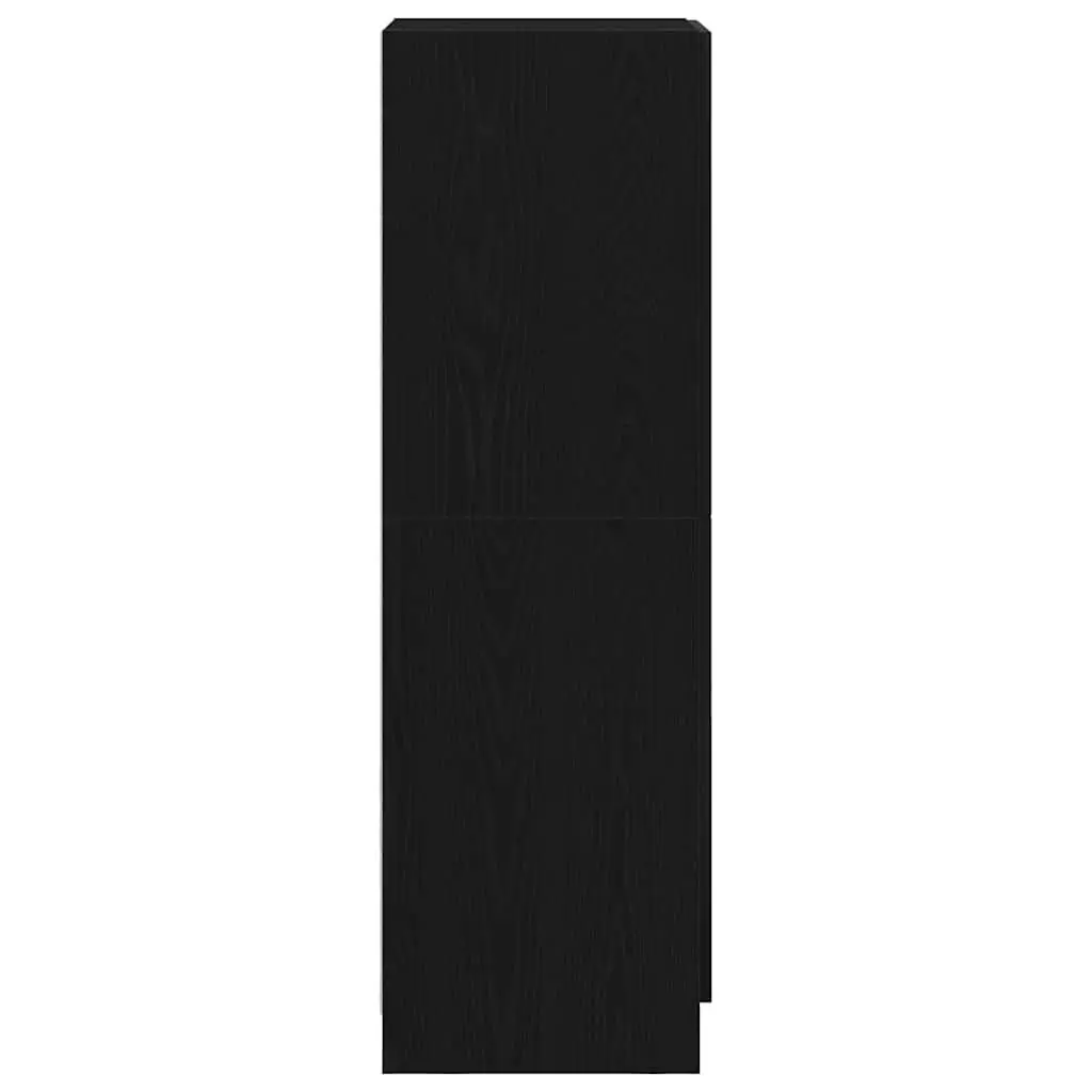 Black Kitchen Cabinet