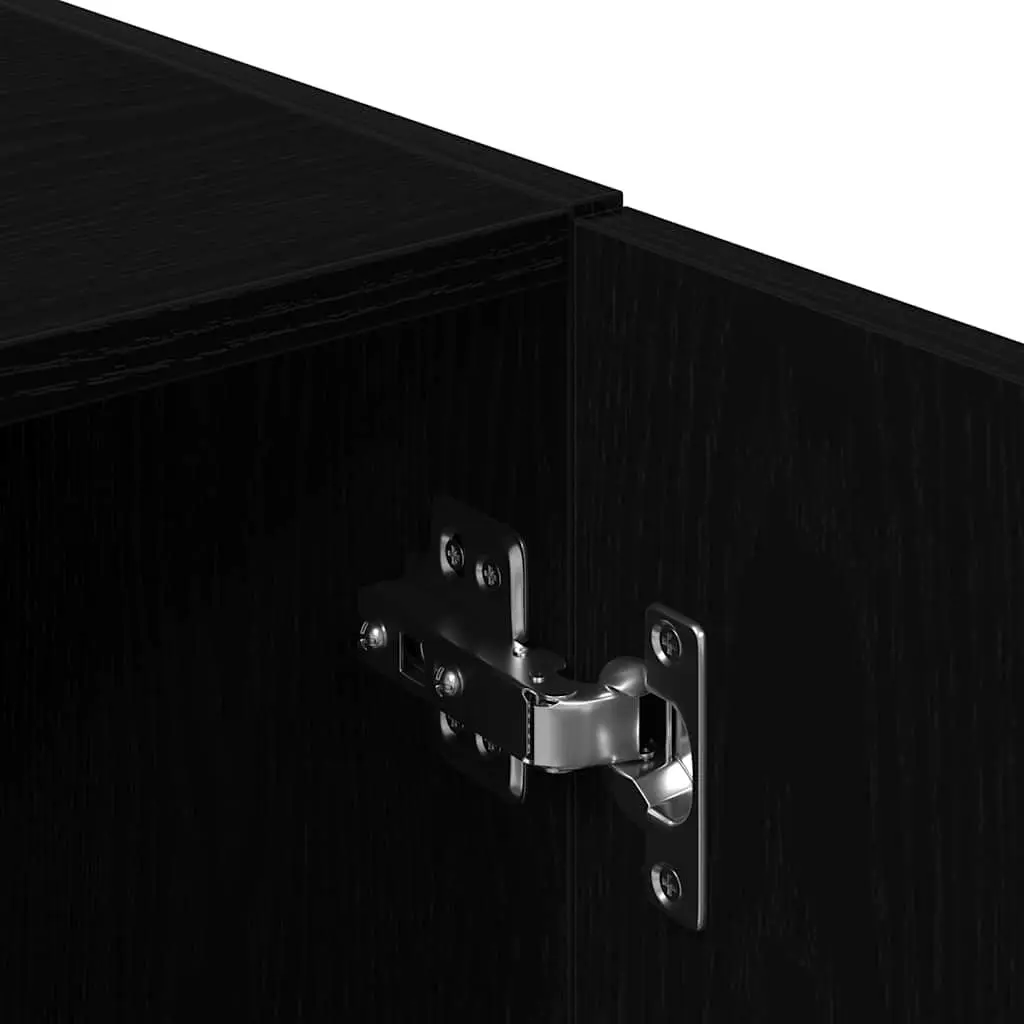Black Kitchen Cabinet