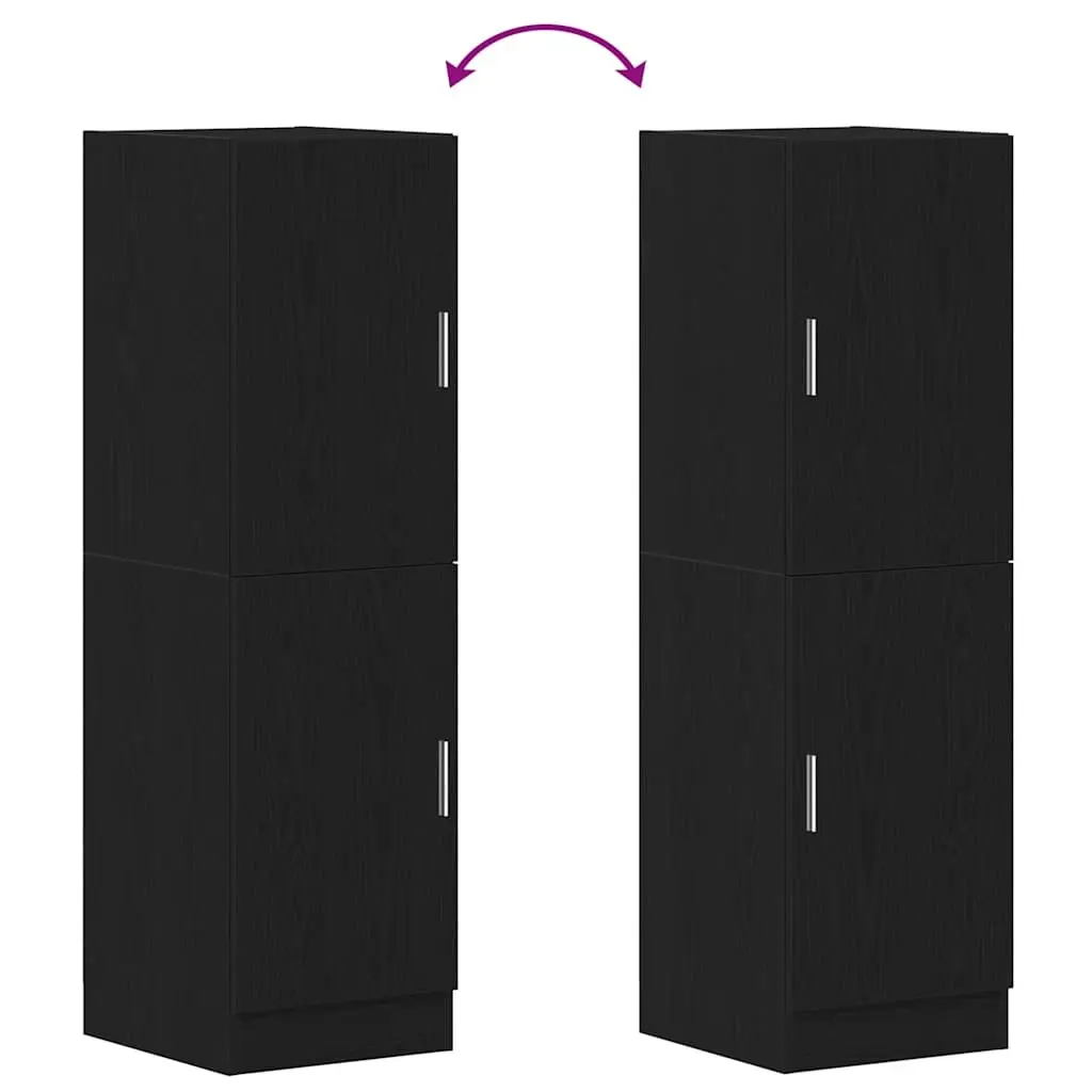Black Kitchen Cabinet