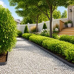 Affordable 50-Piece Lawn Edging Set - Quality Steel Design