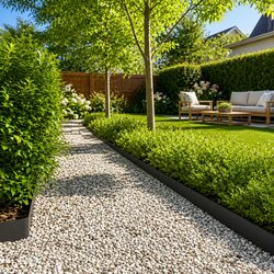Reliable Black Steel Lawn Edging – 10 Durable Pieces