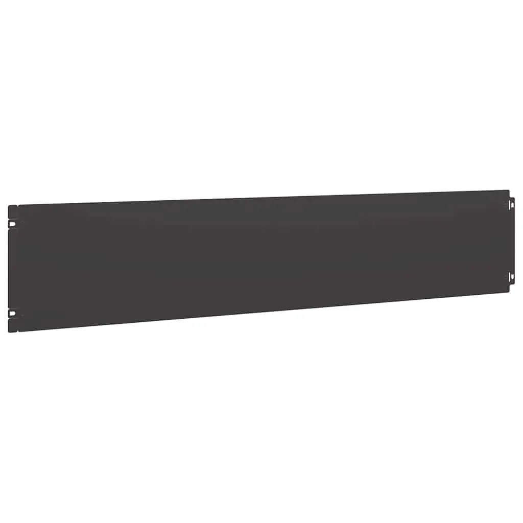 Lawn Edging Steel Borders 20x103 cm Black 10 Piece