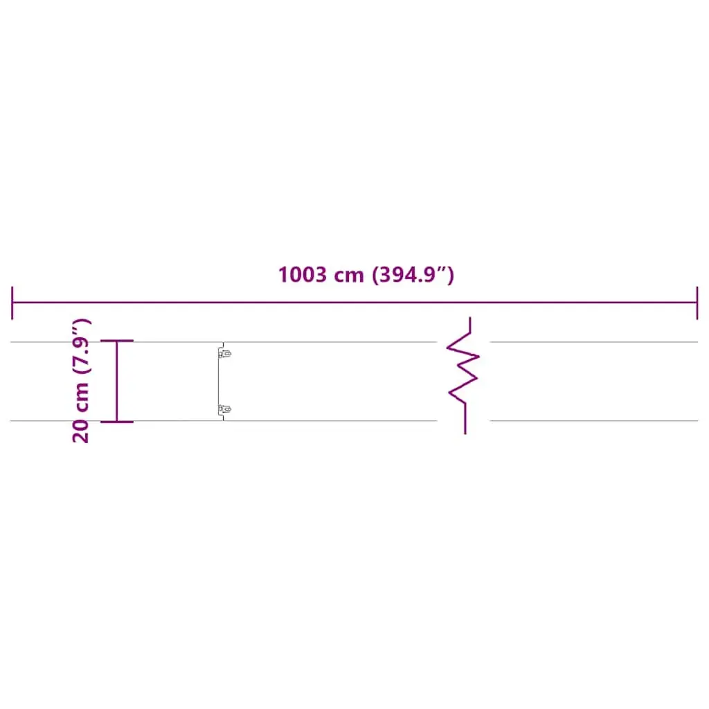 Lawn Edging Steel Borders 20x103 cm Black 10 Piece