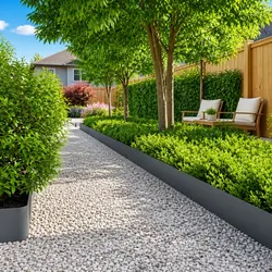Warm and Reassuring Anthracite Steel Garden Edging - 10 Pieces