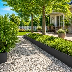 Reliable Steel Lawn Edging for Lasting Use – 10 Pieces