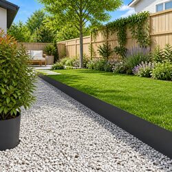 Reliable Lawn Edging: 20 pcs Flexible Cold-rolled Steel