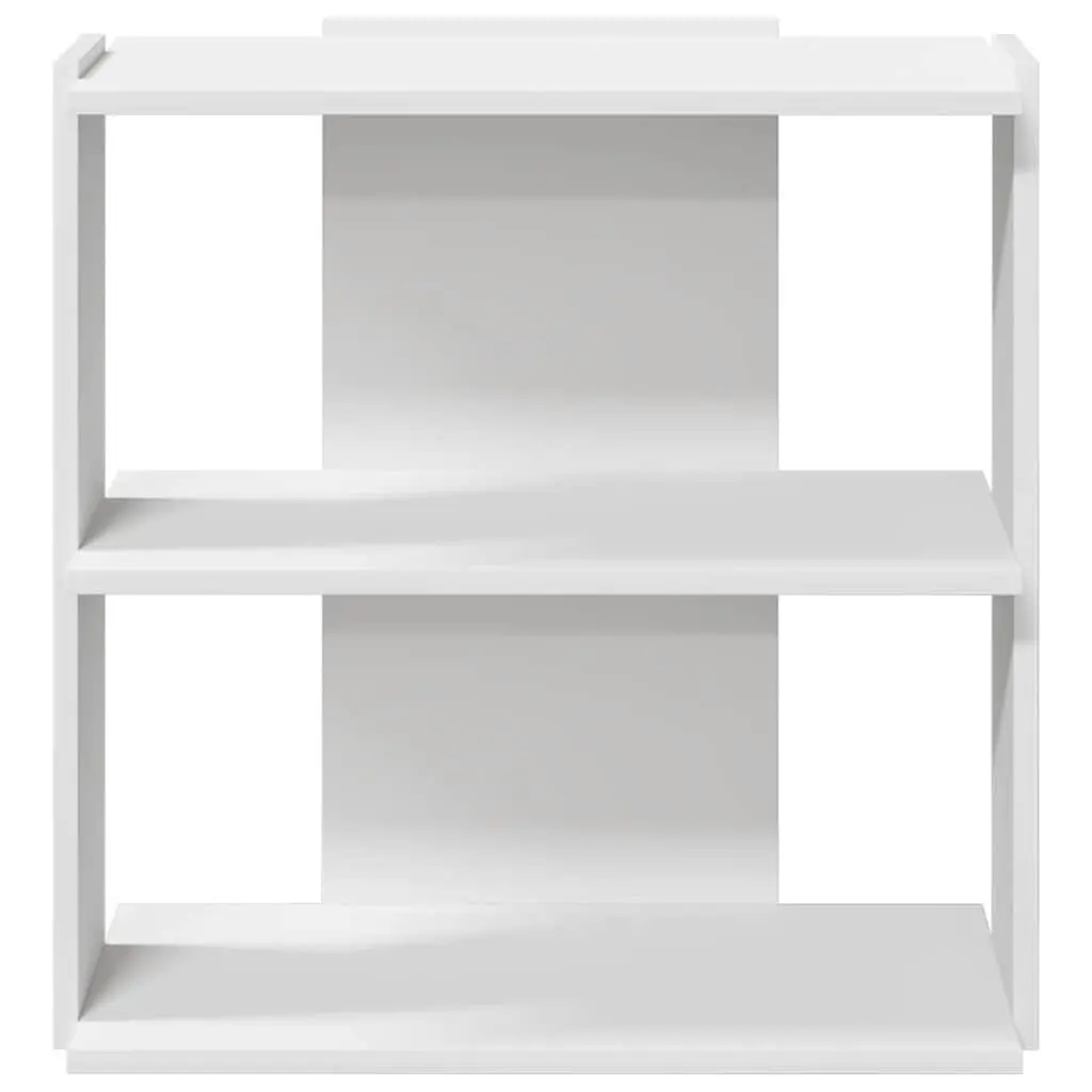 3-Tier Bookcase Storage Shelving Unit Display Organiser 60x30x60cm White