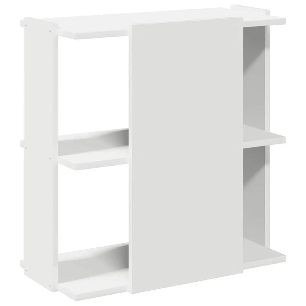 3-Tier Bookcase Storage Shelving Unit Display Organiser 60x30x60cm White
