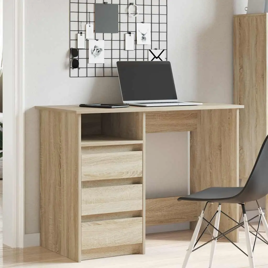 Sonoma Oak Writing Desk with Ample Workspace