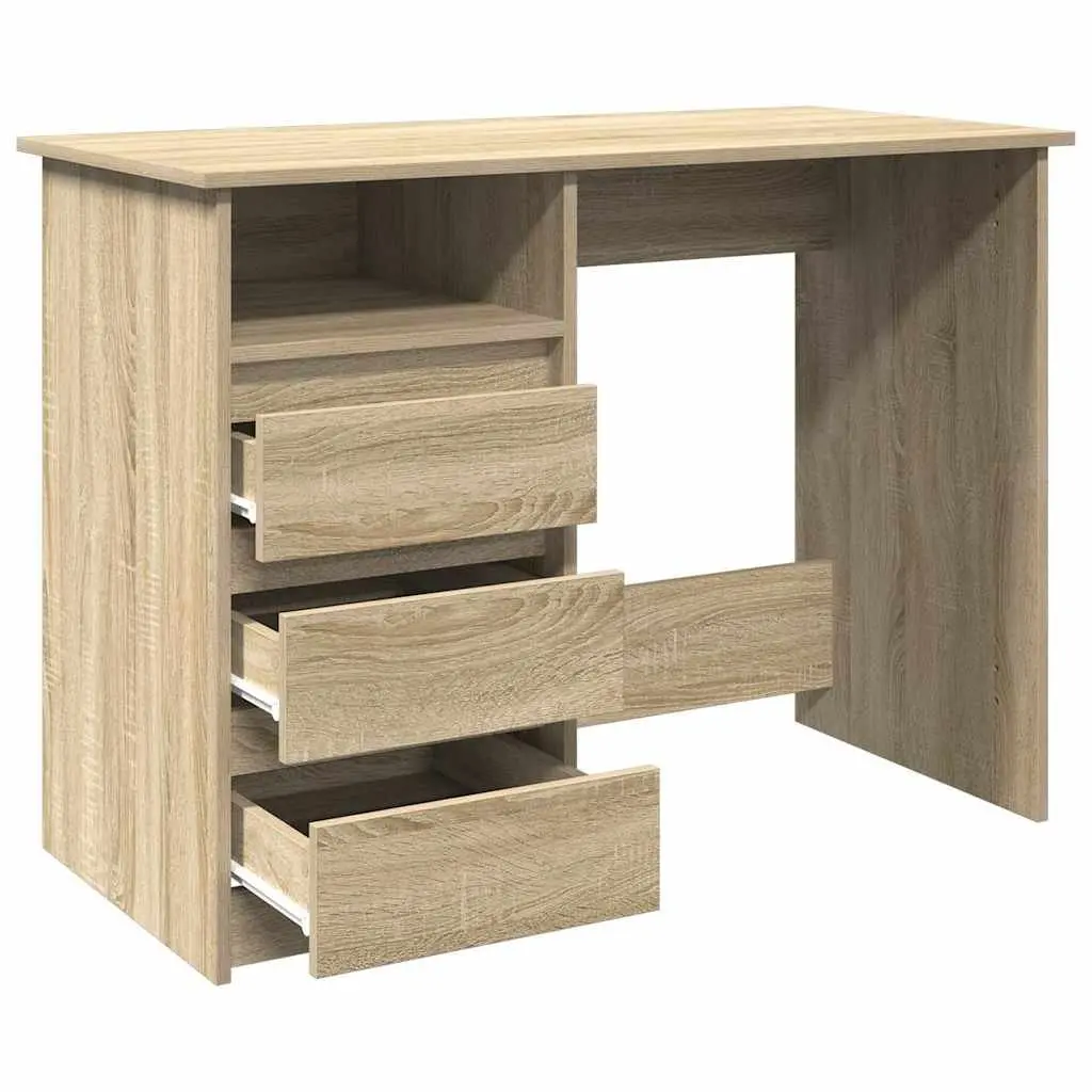 Sonoma Oak Writing Desk with Ample Workspace