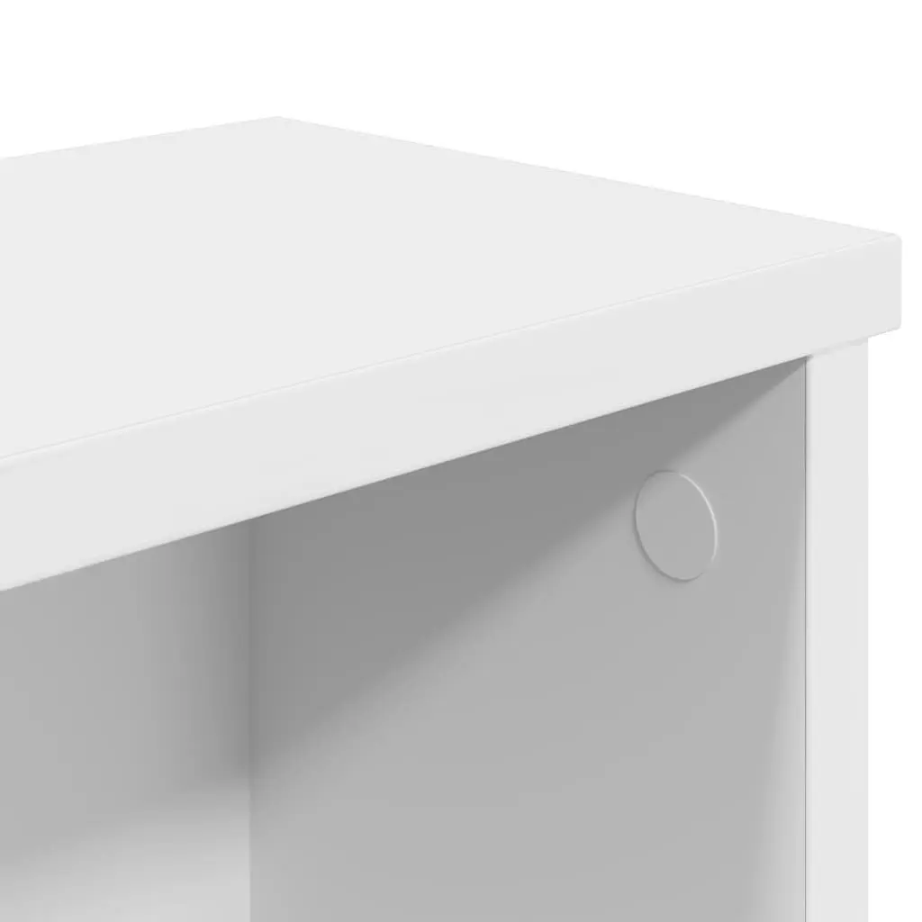 Kitchen Utensil Rack Stackable Storage Organiser 50 x 15 x 16 cm White 2 Piece