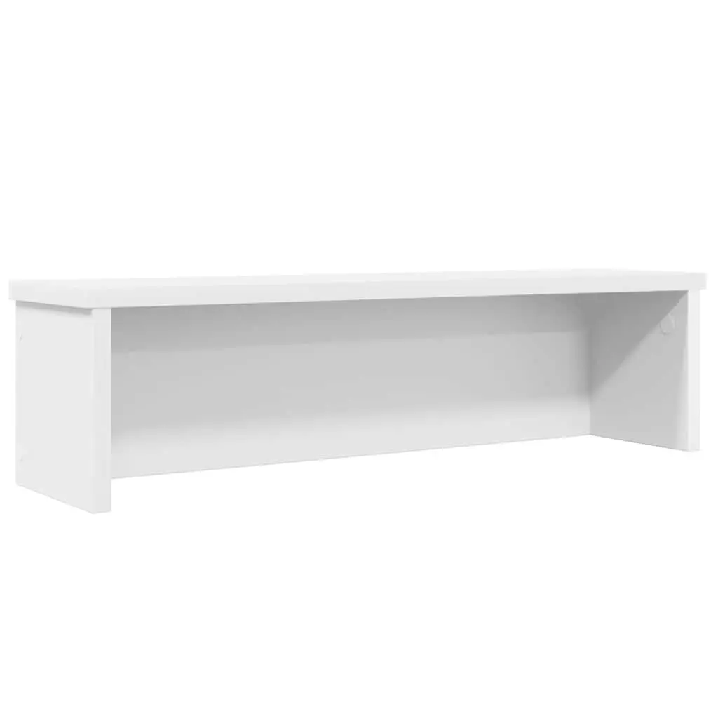 Kitchen Utensil Rack Stackable Organiser Storage Shelf 60 x 15 x 16 cm White