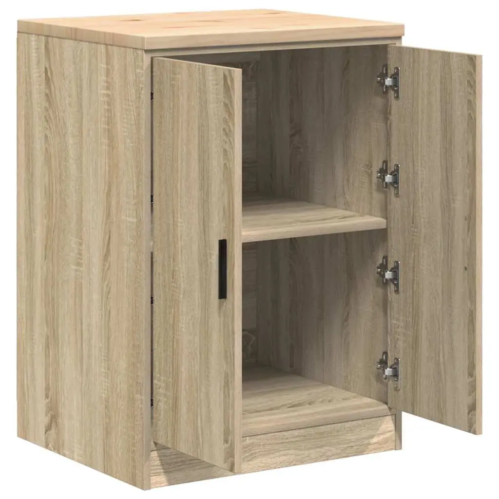 Garage Storage Cabinet Tool Organiser 60x51x85cm Brown Sonoma Oak