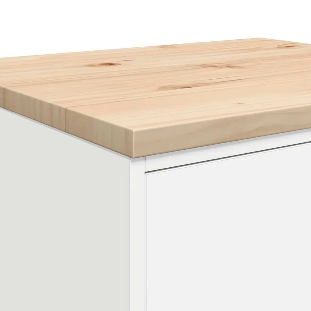 Garage Storage Cabinet Tool Cabinet 60x51x85cm White Pine Wood 4 Drawers