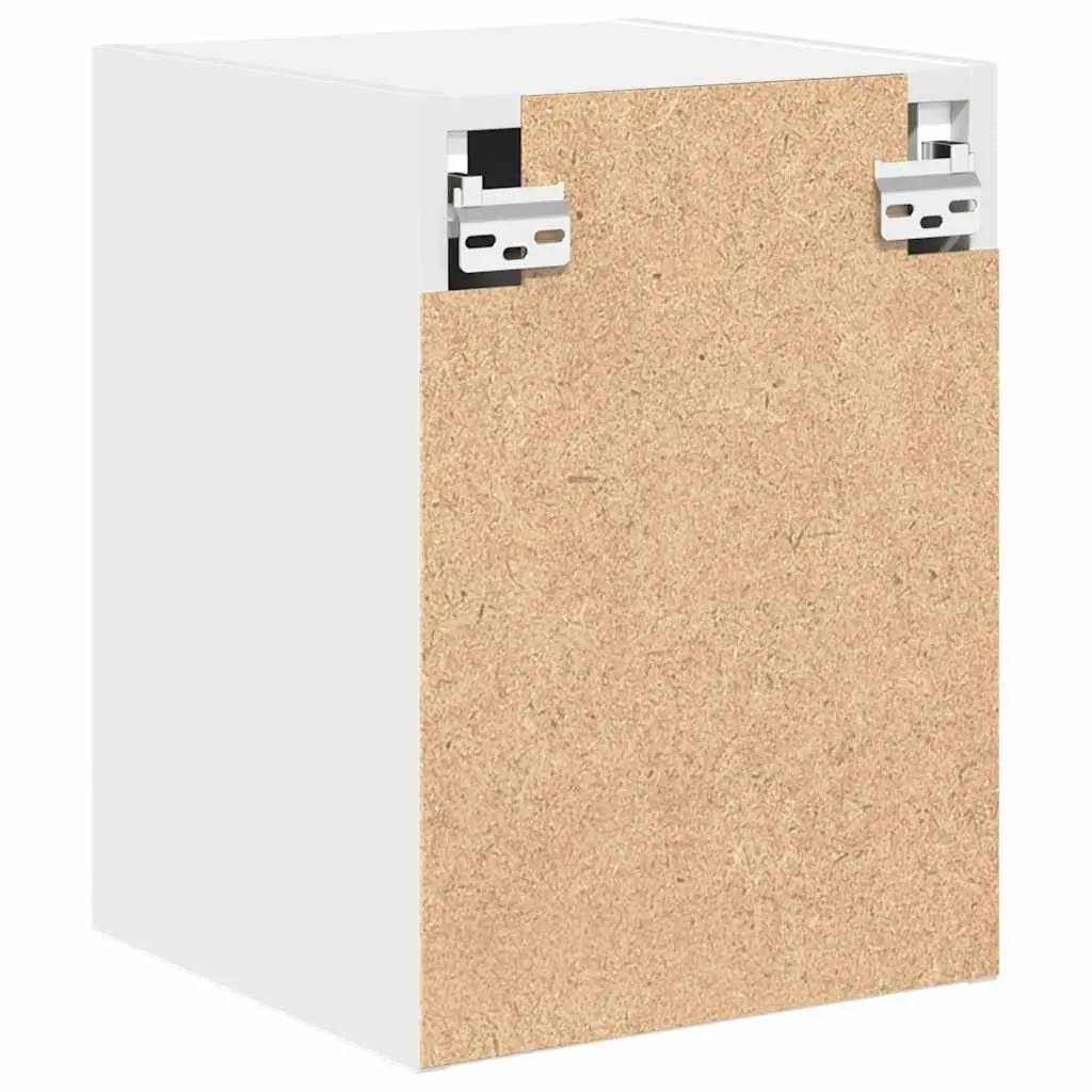 Wall Cabinet Tool Organiser White Enclosed Compartment
