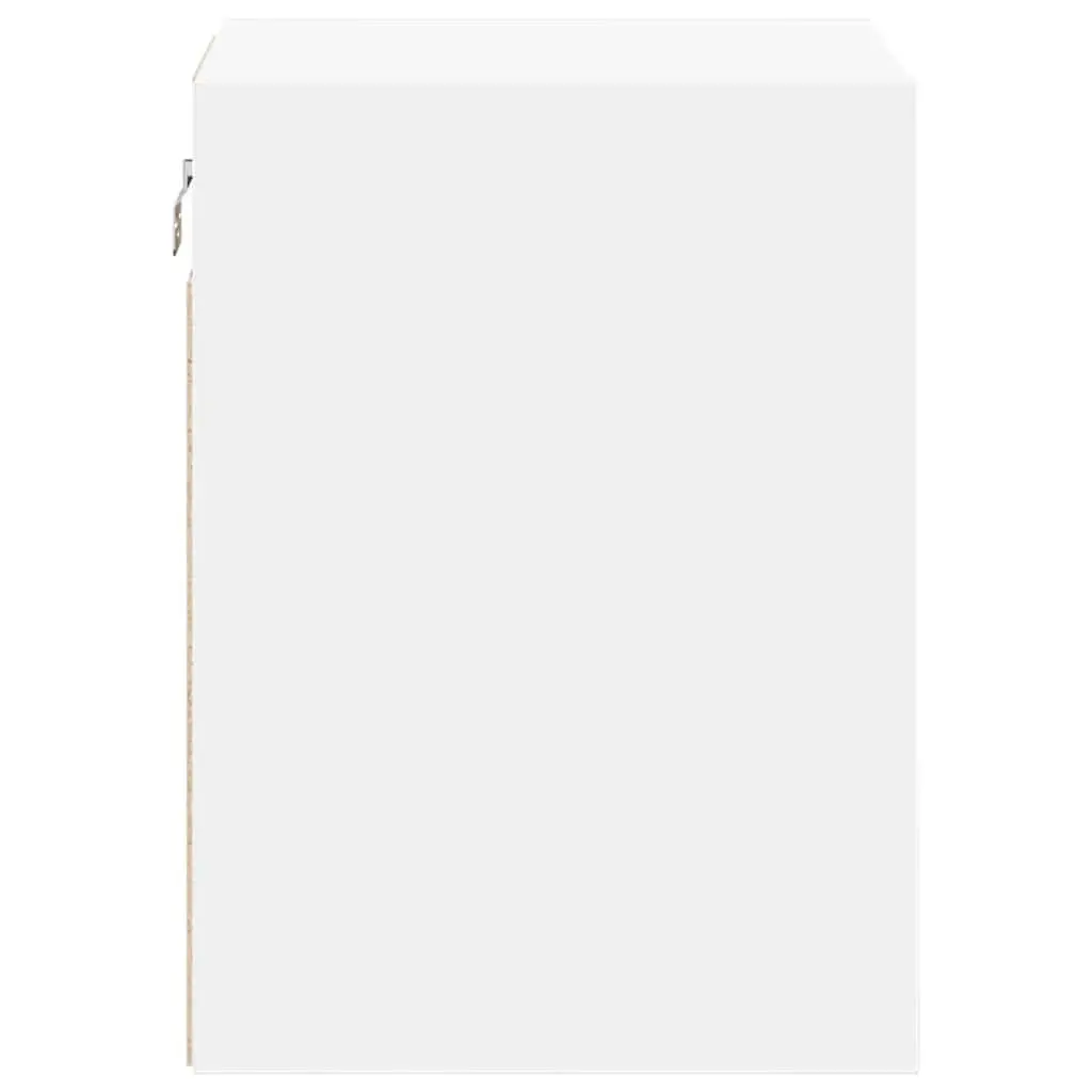 Wall Cabinet Tool Organiser White Enclosed Compartment