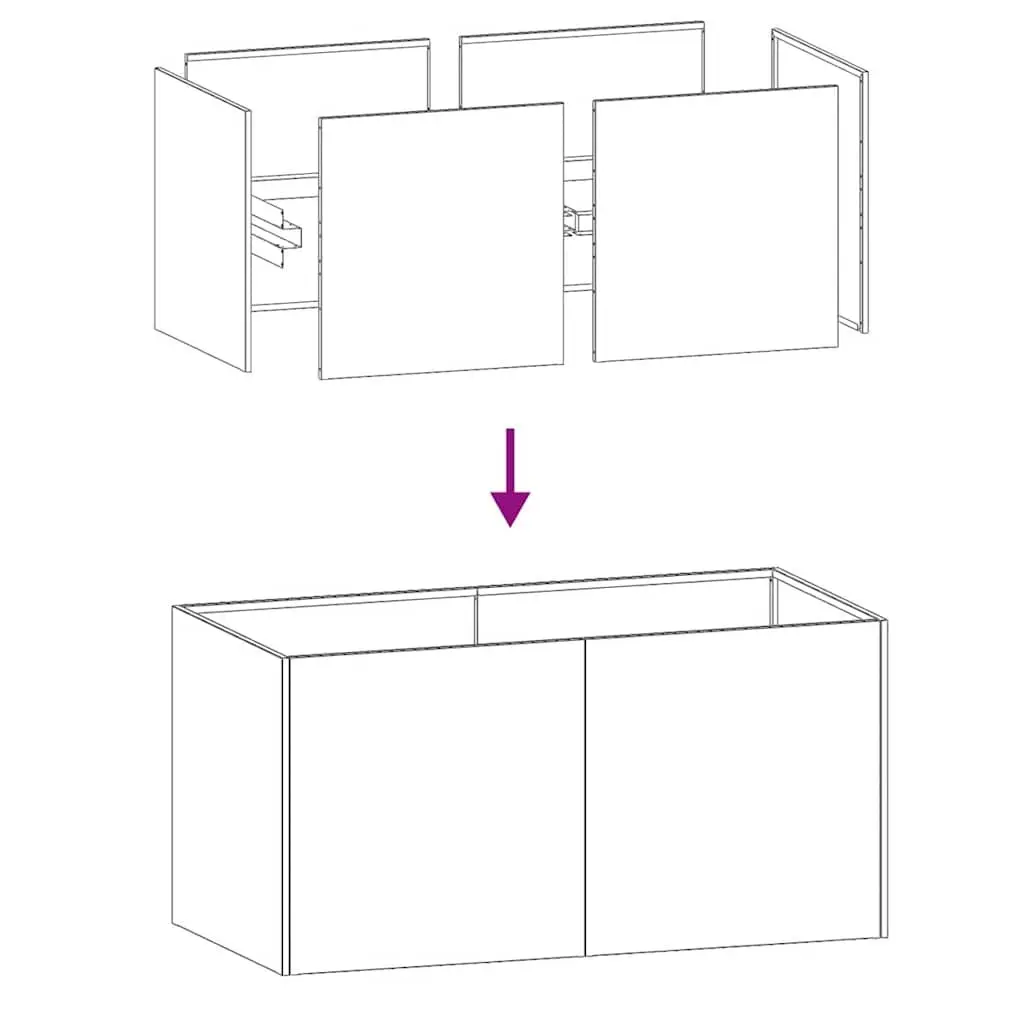 Planter Black Cold-rolled Steel 80x40x40 cm Raised Garden Bed