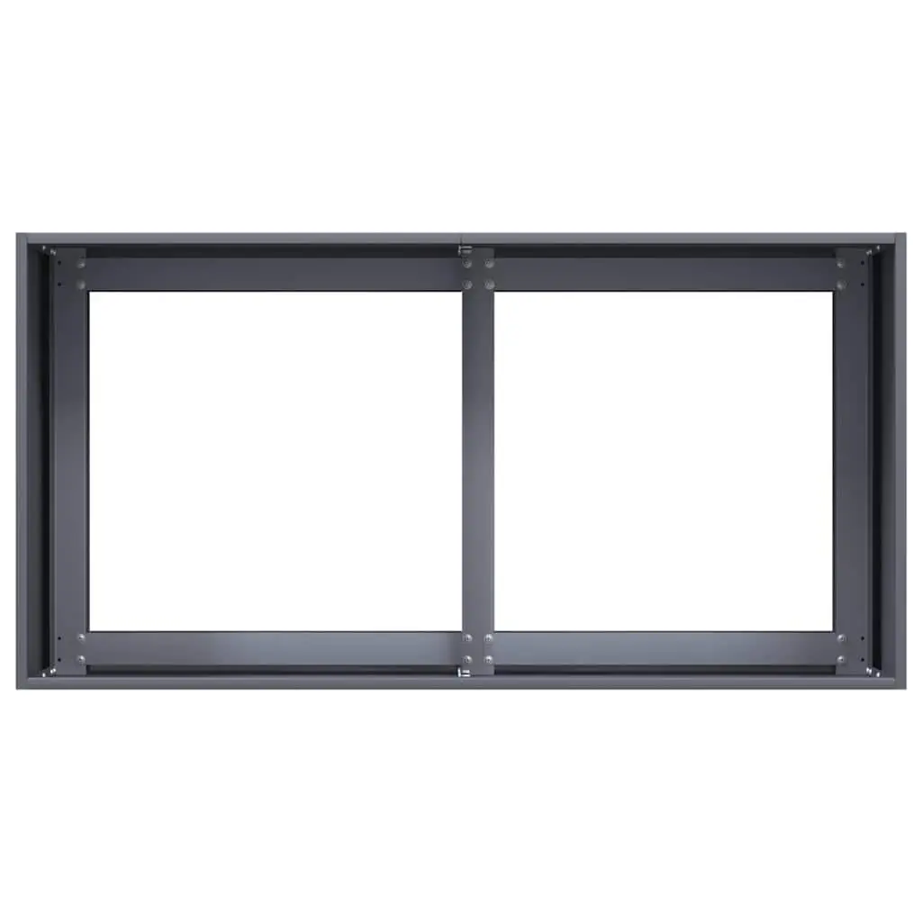 Cold-Rolled Steel Planter Raised Garden Bed 80x40x40cm Anthracite Outdoor Patio