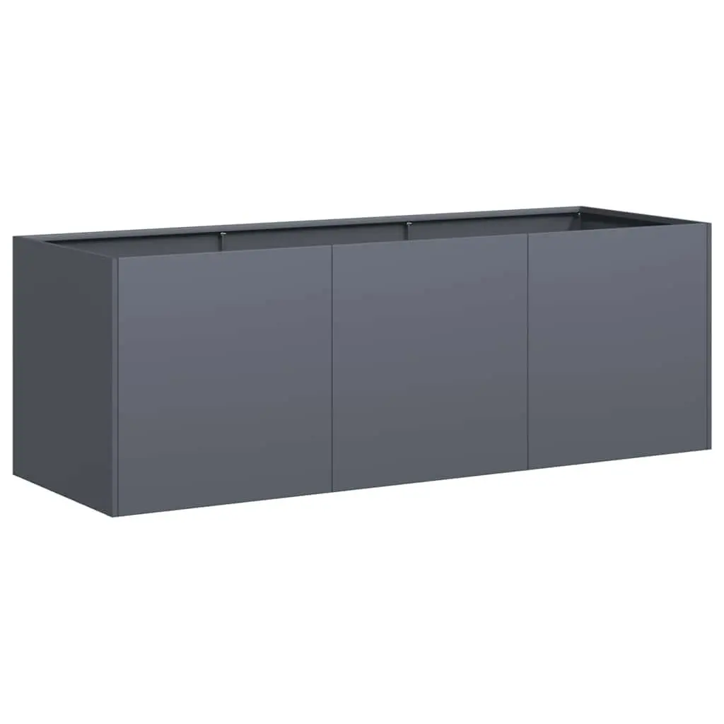 Cold-Rolled Steel Planter Box Outdoor 120x40x40cm Anthracite