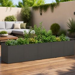 Reliable Black Raised Garden Bed Crafted from Cold-Rolled Steel