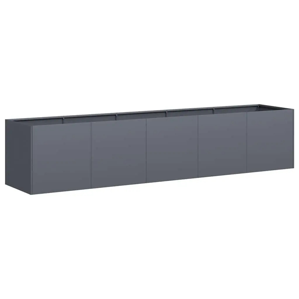Raised Planter Box Garden Flower Bed 200x40x40cm Anthracite Outdoor