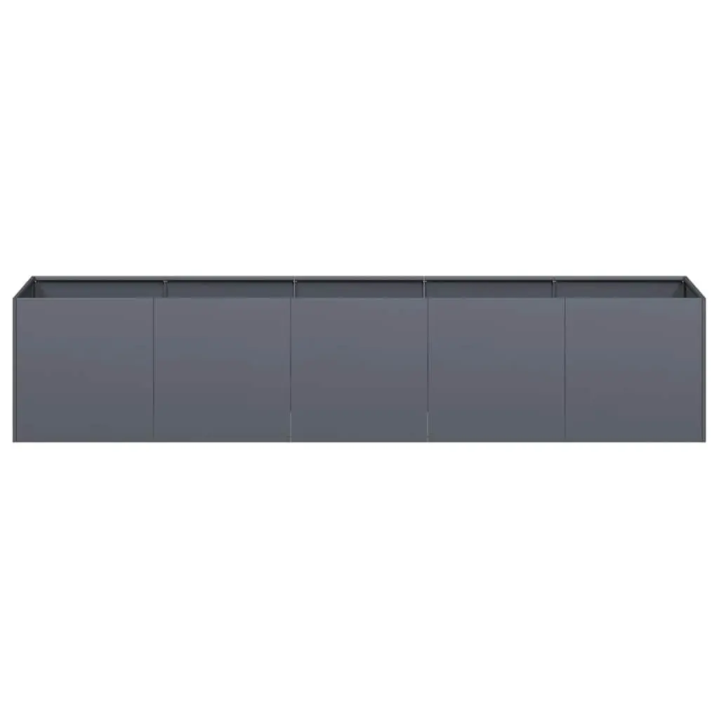 Raised Planter Box Garden Flower Bed 200x40x40cm Anthracite Outdoor