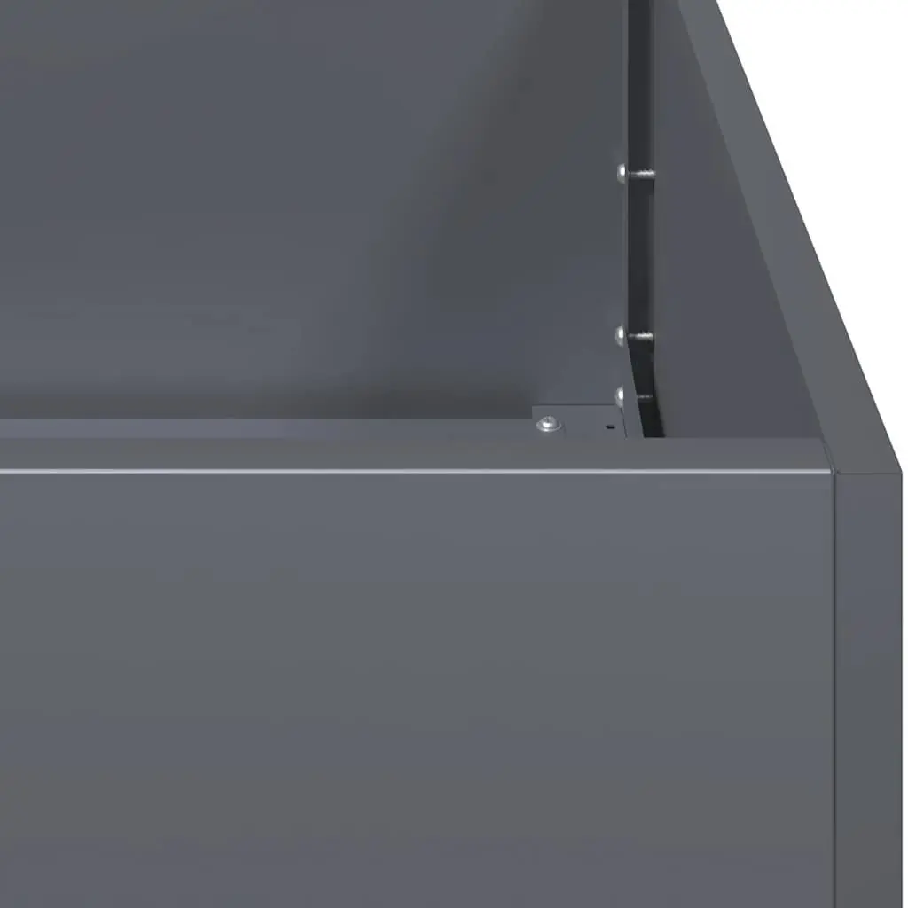 Raised Planter Box Garden Flower Bed 200x40x40cm Anthracite Outdoor