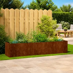 Weathering Steel Raised Garden Bed - Reliable and Stylish