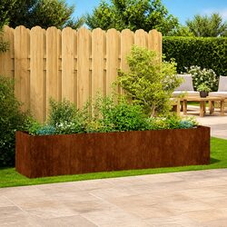 Weathering Steel Raised Garden Bed - Reliable and Stylish